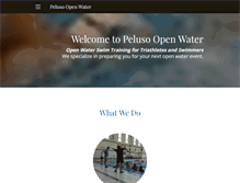 Tablet Screenshot of pelusoopenwater.com